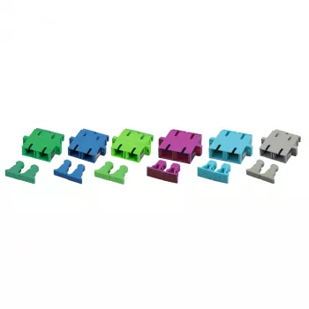 EFB Electronic acoplador SC-Duplex OM3 plástico carcasa Aqua