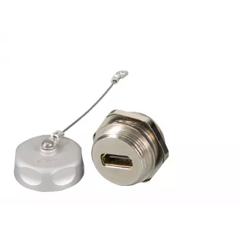 EFB Elektronik acoplador pasante HDMI IP67 Type-A conector hembra / Type-A conector hembra