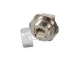 EFB Elektronik acoplador pasante RJ45 Cat.6A IP67, conector hembra/conector hembra, M25, puerto de servicio (IP67DFKRJ45FLHS)