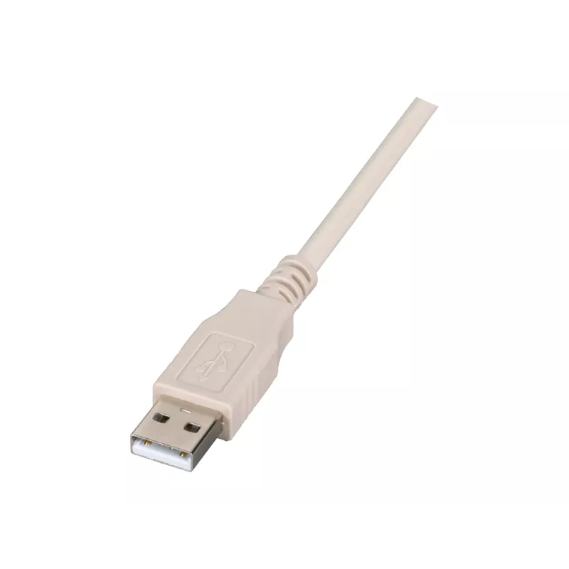 EFB IP67 Prensaestopas USB 2.0 M20, conector macho USB Type-A a conector macho USB Type-A, 1,0 m, Plata/Negro