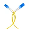 EFB Elektronik IPL-DF-LCULCU-2-0050 Cable de conexión de fibra óptica OS2 Dúplex LC/UPC a LC/UPC, 0,5 m, Amarillo, LSZH