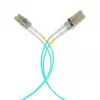 EFB Elektronik IPL-DF-LCULCU-3-0300 Cable de fibra óptica dúplex OM3 LC/UPC a LC/UPC 3 m Aqua LSZH