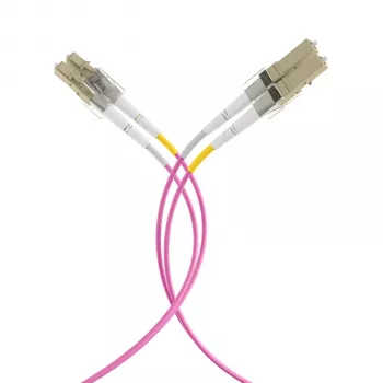 EFB Elektronik IPL-DF-LCULCU-4-0050 Cable de fibra óptica, 0,5 m, OM4, LC dúplex, Aqua