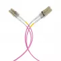 EFB Elektronik IPL-DF-LCULCU-4-0050 Cable de fibra óptica, 0,5 m, OM4, LC dúplex, Aqua