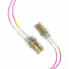 EFB Elektronik IPL-DF-LCULCU-4-0050 Cable de fibra óptica, 0,5 m, OM4, LC dúplex, Aqua