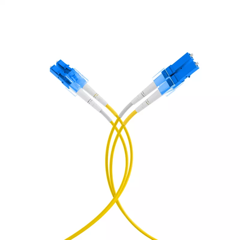 EFB Elektronik IPL-DR-LCULCU-2-1000 Cable de fibra óptica, OS2, LC dúplex a LC dúplex, 10 m, LSZH, Amarillo