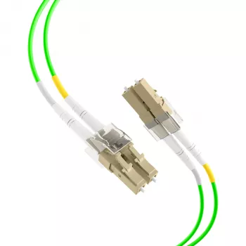 EFB Elektronik IPL-DR-LCULCU-5-0500 Cable de fibra óptica, OM5, LC/UPC a LC/UPC, 5 m, LSZH, Verde lima