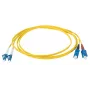 EFB Elektronik IPL-DR-LCUSCU-2-0200 Cable de conexión de fibra óptica OS2 2m LC-SC Dúplex LSZH Amarillo