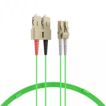 EFB Elektronik IPL-DR-LCUSCU-5-0300 Cable de fibra óptica OM5 LC-SC de 3 m LSZH verde lima