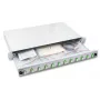 EFB Electronics Caja de empalmes extensible LC 12 Pigtails Offset 6 Acopladores OM3