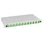 EFB Electronics Caja de empalmes extensible SC 24 Pigtails Offset 12 Acopladores OM3