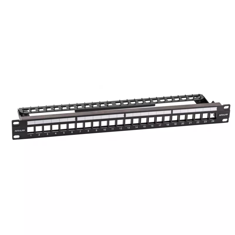 EFB Electronics Panel de distribución 19 pulgadas 48 puertos 1U para módulos Slimline Color metal