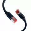 EFB-Elektronik Cable de conexión RJ45 Cat.6A S/FTP LSZH Draka UC900 TM21 Negro 40m