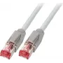 EFB Elektronik Cable de conexión RJ45 Cat.6A S/FTP LSZH Dätwyler 7702 TM21 Gris 50m