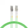 EFB Cable de conexión Dúplex LC-LC OM5 1,5m LSZH 2mm Verde lima