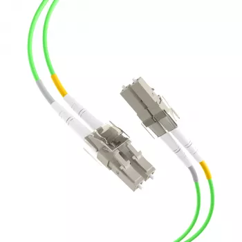 EFB Cable de conexión Dúplex LC-LC OM5 1,5m LSZH 2mm Verde lima