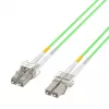EFB Cable de conexión Dúplex LC-LC OM5 1,5m LSZH 2mm Verde lima