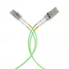 EFB Cable de conexión Dúplex LC-LC OM5 1,5m LSZH 2mm Verde lima