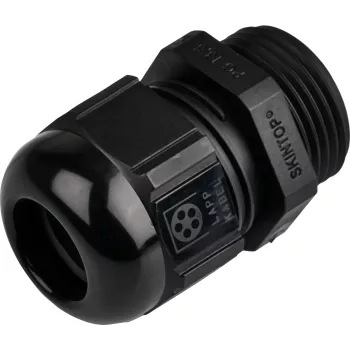 EFB Elektronik Prensaestopas PG13.5 Negro, plástico sin contratuerca
