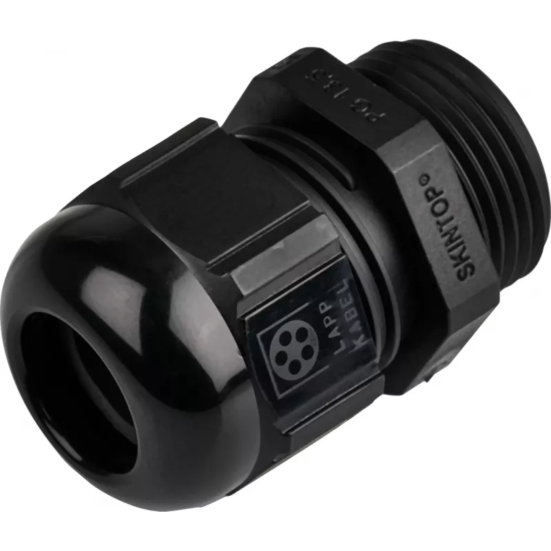 EFB Elektronik prensaestopas PG13.5 negro, plástico sin contratuerca