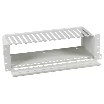 EFB Elektronik Soporte FTTH 19 pulgadas 3U para 17 insertos de módulos FTTH-MODUL-X incl. gestión de cables