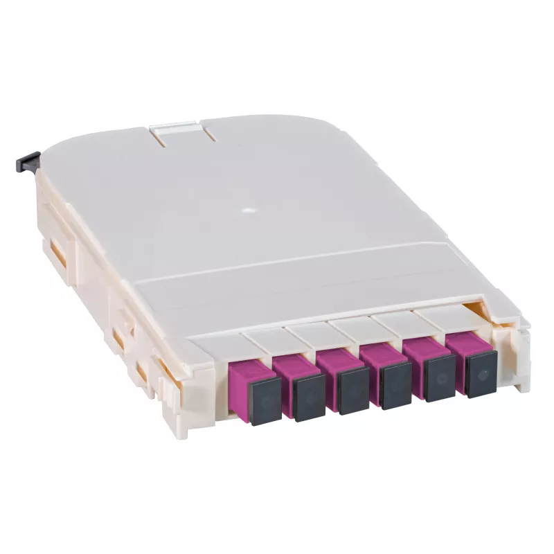 EFB Elektronik Inserto de módulo FTTH para FTTH-BGT, 6 puertos SC con acopladores cerámicos OM3
