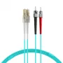 EFB Elektronik O0313.35 Cable de conexión de fibra óptica, OM3, 35 m, LC-ST, Dúplex, LSZH, Aqua
