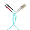 EFB Elektronik O0313.35 Cable de conexión de fibra óptica, OM3, 35 m, LC-ST, Dúplex, LSZH, Aqua