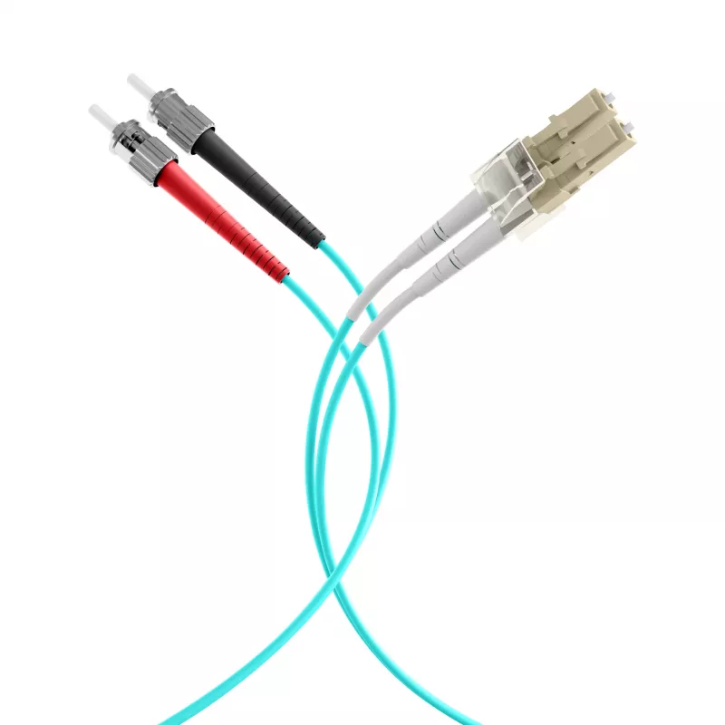 EFB Elektronik O0313.35 Cable de conexión de fibra óptica, OM3, 35 m, LC-ST, Dúplex, LSZH, Aqua