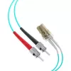 EFB Elektronik O0313.40 Cable de conexión de fibra óptica, OM3, 40 m, LC-ST, Aqua