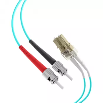 EFB Elektronik O0313.40 Cable de conexión de fibra óptica, OM3, 40 m, LC-ST, Aqua