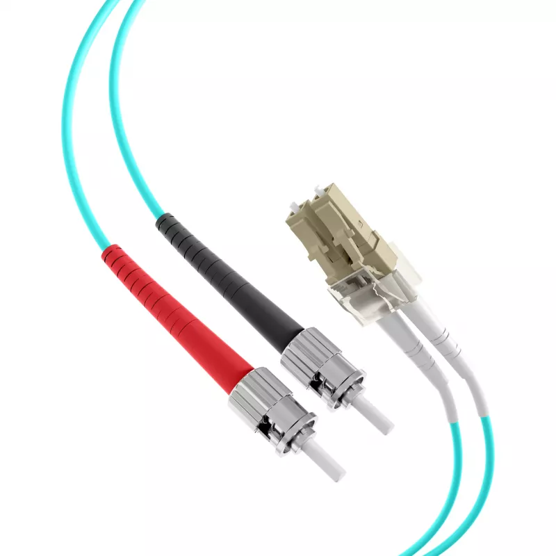 EFB Elektronik O0313.40 Cable de conexión de fibra óptica, OM3, 40 m, LC-ST, Aqua