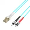 EFB Elektronik O0313.40 Cable de conexión de fibra óptica, OM3, 40 m, LC-ST, Aqua
