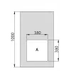 EFB PRO-MOD05A.GR Elemento pasacables para rack 1U barra de cepillo negro
