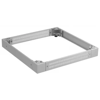 EFB Elektronik PRO Serie Zócalo 800x800 mm, altura 100 mm, perforado, gris claro (RAL 7035)