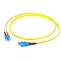 EFB-Elektronik Latiguillo dúplex SC-SC 9/125µm OS2 LSZH Flat Twin 3x5mm amarillo 40m
