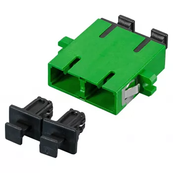 EFB Elektronik Acoplador de fibra óptica SC/APC simplex monomodo, azul