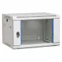 EFB Elektronik Caja de pared 19 inch 21U Flat Pack, 600x600x1040mm, RAL7035 gris claro, acero, puerta de cristal de seguridad, con cerradura, carga 60kg, IP20