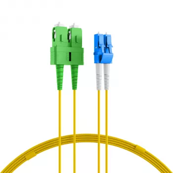 EFB Elektronik Cable dúplex LC-SC/APC 9/125µm OS2 LSZH amarillo 2,0mm 35m
