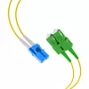 EFB Elektronik Cable dúplex LC-SC/APC 9/125µm OS2 LSZH amarillo 2,0mm 35m