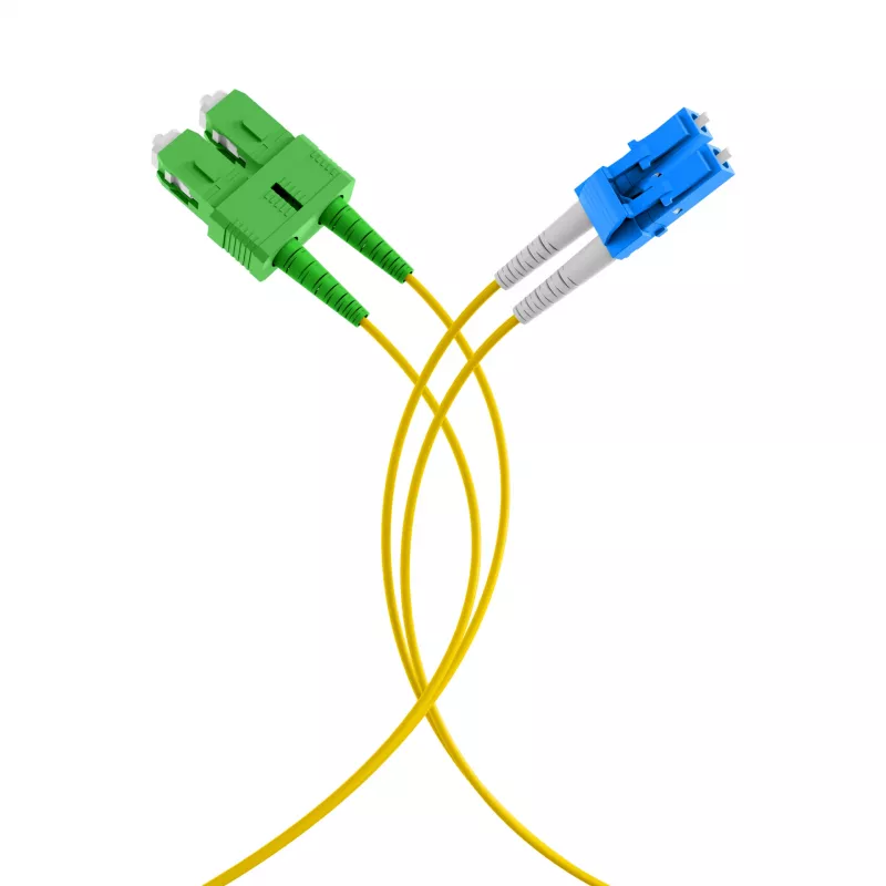 EFB Elektronik Cable dúplex LC-SC/APC 9/125µm OS2 LSZH amarillo 2,0mm 35m