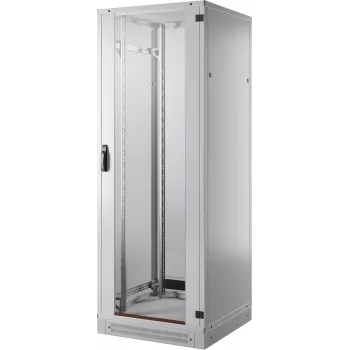 EFB Elektronik Set armario de red PRO 42HE 800x800mm RAL7035 con unidad de 2 ventiladores, cable de alimentación, zócalo