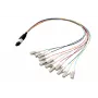 EFB Cable fanout matriz MTP-M/LC 8 fibras OS2 LSZH amarillo 0,4m