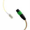 EFB Cable fanout matriz MTP-M/LC 8 fibras OS2 LSZH amarillo 0,4m