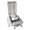 EFB Caja de distribución exterior FTTH IP65 para 96 fibras con casetes de empalme y almacenamiento de exceso de fibra (FTTH-BOX-OUT-6)