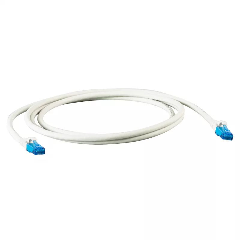 EFB Elektronik IPK-6A-U-HFR-WS-1000 Cable de parcheo Cat6a U/UTP 10 m blanco