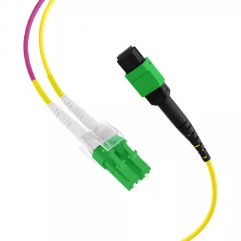 EFB Elektronik MTPF12LCAPC-3 3 m OS2 MTP 12x LC Cable de fibra óptica breakout
