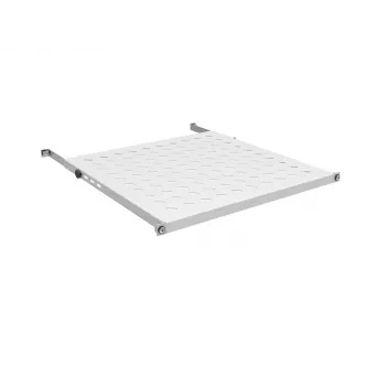 EFB Electronics Bandeja fija de 19 pulgadas 0,5U, profundidad de montaje 750-850 mm, capacidad de carga 70 kg, profundidad de armario 1000 mm, gris claro (RAL 7035)