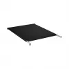 EFB Electronics Bandeja fija de 19 pulgadas 0.5U, profundidad ajustable 550-650 mm, capacidad de carga 70 kg, RAL 9005 negro azabache