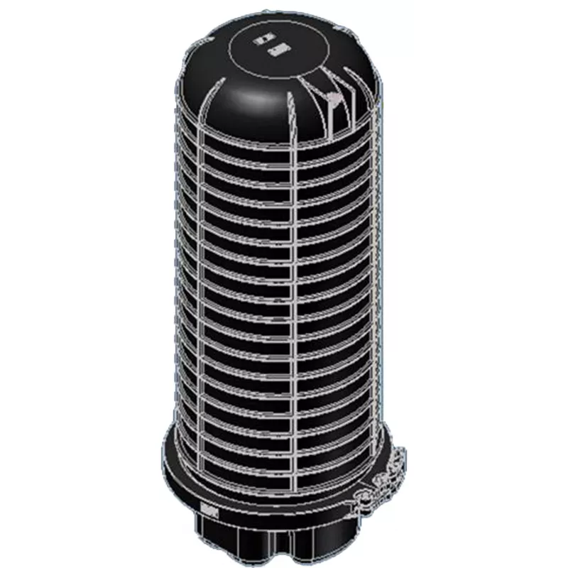 EFB Elektronik Manguito de domo flat 380 mm de altura 290 x 150 mm